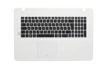 90NB08D2-R31GE0 teclado incl. topcase original Asus DE (alemán) negro/blanco