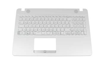 90NB0CG2-R32GE0 teclado incl. topcase original Asus DE (alemán) blanco/blanco