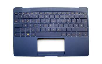 90NB0CZ1-R31GE0 teclado incl. topcase original Asus DE (alemán) azul con retroiluminacion