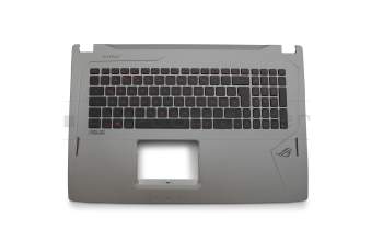90NB0DQ3-R31GE1 teclado incl. topcase original Asus DE (alemán) negro/canaso con retroiluminacion