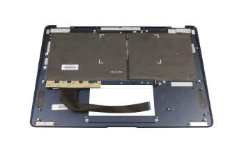 90NB0EN1-R30290 teclado incl. topcase original Asus UK (Inglés) azul/azul con retroiluminacion