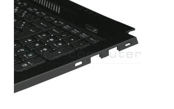 90NB0GQ2-R31GE0 teclado incl. topcase original Asus DE (alemán) negro/negro con retroiluminacion