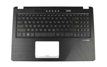 90NB0HS1-R31GE0 teclado incl. topcase original Asus DE (alemán) negro/negro con retroiluminacion
