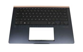 90NB0JT1-R30GE0 teclado original Asus DE (alemán) negro con retroiluminacion