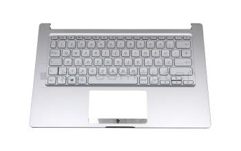 90NB0LP2-R31GE1 teclado incl. topcase original Asus DE (alemán) plateado/plateado con retroiluminacion