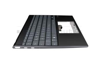 90NB0QX0-R30GE1 teclado incl. topcase original Asus DE (alemán) gris/negro