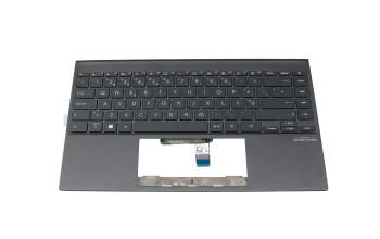 90NB0TJ1-R30P01 teclado incl. topcase original Asus PO (portugués) antracita/canaso con retroiluminacion