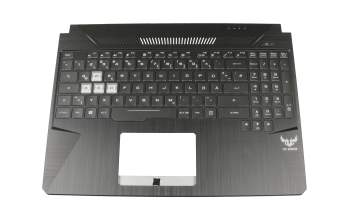 90NR00S1-R33GE0 teclado incl. topcase original Asus DE (alemán) negro/negro con retroiluminacion