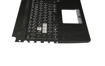 90NR00S1-R33GE0 teclado incl. topcase original Asus DE (alemán) negro/negro con retroiluminacion