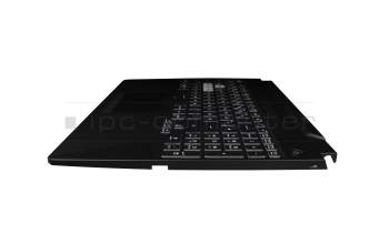 90NR03U1-R32GE0 teclado incl. topcase original Asus DE (alemán) negro/transparente/negro con retroiluminacion
