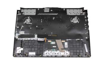 90NR05V6-R31GE1 teclado incl. topcase original Asus DE (alemán) negro/transparente/negro con retroiluminacion