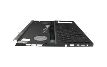 90NR0921-R31GE0 teclado incl. topcase original Asus DE (alemán) negro/transparente/negro/rosé con retroiluminacion