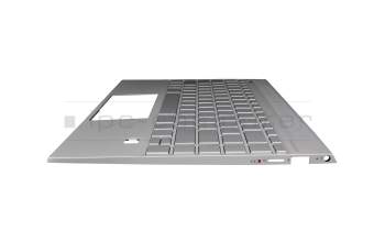 92.NECBW.ROG GER teclado incl. topcase original HP DE (alemán) plateado/negro