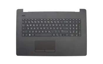 926559-041 teclado incl. topcase original HP DE (alemán) negro/negro con patrón aproximado