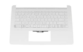 929651-041 teclado incl. topcase original HP DE (alemán) blanco/blanco
