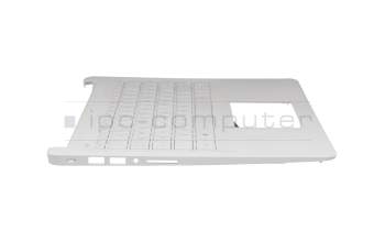 929651-041 teclado incl. topcase original HP DE (alemán) blanco/blanco