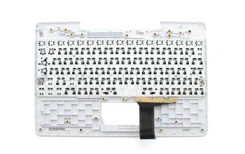 934040370500 teclado incl. topcase original Asus FR (francés) negro/blanco