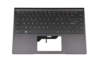 957-14DK1E-C05 teclado incl. topcase original MSI FR (francés) negro/negro con retroiluminacion