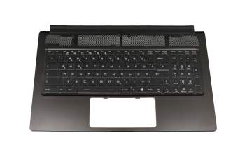 957-17G11E-C24 teclado incl. topcase original MSI DE (alemán) negro/negro