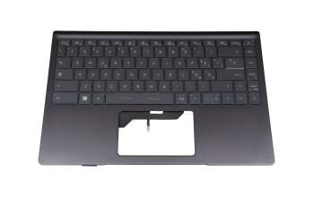 95714D36EC10 teclado incl. topcase original MSI IT (italiano) gris/negro con retroiluminacion