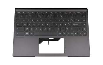 95714DK1EC05 teclado incl. topcase original MSI FR (francés) negro/negro con retroiluminacion