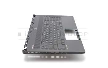 95716H81EC50 teclado incl. topcase original MSI DE (alemán) negro/negro con retroiluminacion