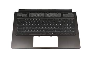 95717G11EC24 teclado incl. topcase original MSI DE (alemán) negro/negro