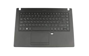 9C-N10MS00D0 teclado incl. topcase original Pegatron DE (alemán) negro/negro con retroiluminacion