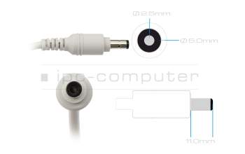 9NA1508002 cargador original Asus 150 vatios gris redondeado