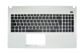9Z.N8SSQ.200 teclado incl. topcase original Asus SF (suiza-francés) negro/blanco