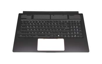 9Z.NEKBN.B2G teclado incl. topcase original Darfon DE (alemán) negro/negro con retroiluminacion