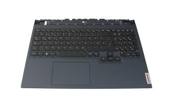 9Z.NHMBN.E0G teclado incl. topcase original Lenovo DE (alemán) negro/azul con retroiluminacion