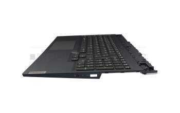 9Z.NHMBN.E0G teclado incl. topcase original Lenovo DE (alemán) negro/azul con retroiluminacion