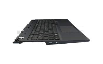 9Z.NHMBN.E0G teclado incl. topcase original Lenovo DE (alemán) negro/azul con retroiluminacion