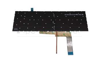 9Z.NK1BN.D1D teclado original MSI DE (alemán) negro con retroiluminacion (Backlight rojo)