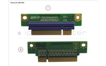 Fujitsu PCIE_RISER_1U_LOW para Fujitsu Primergy RX1330 M3