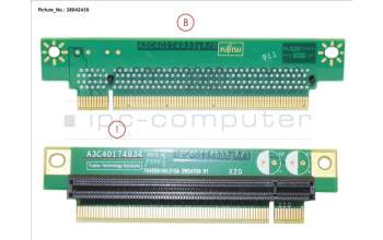 Fujitsu PCIE_1URSR_X16LEFT para Fujitsu Primergy RX2510 M2