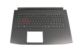 ACM16B66D0 teclado incl. topcase original Acer DE (alemán) negro/negro con retroiluminacion (GeForce 1060)