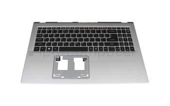 ACM16P63U4 teclado incl. topcase original Acer US (Inglés) negro/negro con retroiluminacion