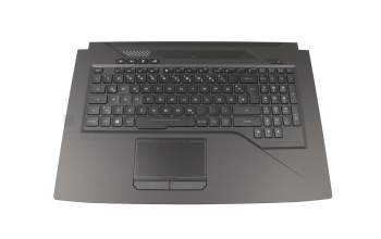 AEB9BG00010 teclado incl. topcase original Quanta DE (alemán) negro/negro con retroiluminacion