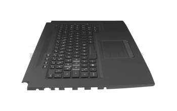AEB9BG00010 teclado incl. topcase original Quanta DE (alemán) negro/negro con retroiluminacion