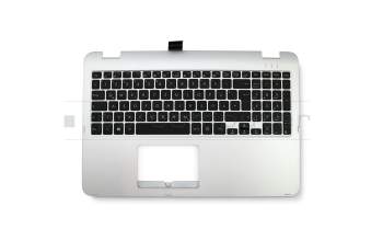 AEBKAG00010 teclado incl. topcase original Quanta DE (alemán) negro/plateado