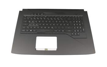AEBKLG00020 teclado incl. topcase original Quanta DE (alemán) negro/negro con retroiluminacion