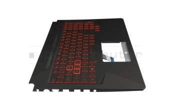 AEBKLG03010 teclado incl. topcase original Quanta DE (alemán) negro/negro con retroiluminacion