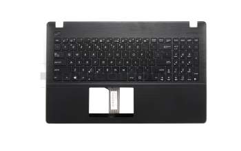 AEXJCR00110 teclado incl. topcase original Quanta US (Inglés) negro/negro