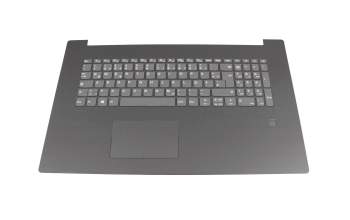 AM143000400 teclado incl. topcase original Lenovo DE (alemán) gris/canaso para escáner de huellas dactilares