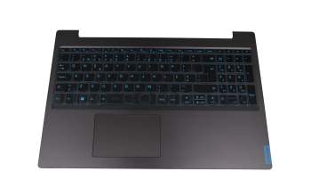 AM1B4000100 teclado incl. topcase original Lenovo PO (portugués) negro/azul/negro con retroiluminacion