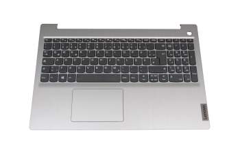 AM1JV000300 teclado incl. topcase original Lenovo DE (alemán) gris/plateado Huella dactilar