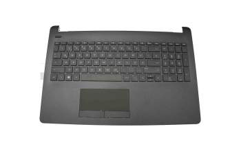 AM204000100 teclado incl. topcase original HP DE (alemán) negro/negro (diamond)