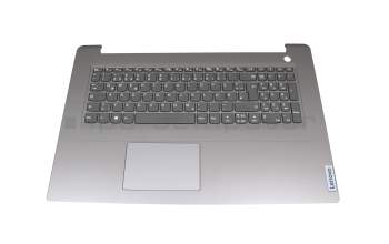 AM21N000510 teclado incl. topcase original Lenovo DE (alemán) gris/canaso